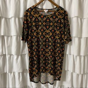 Black & Yellow Lularoe Short Sleeve T Shirt